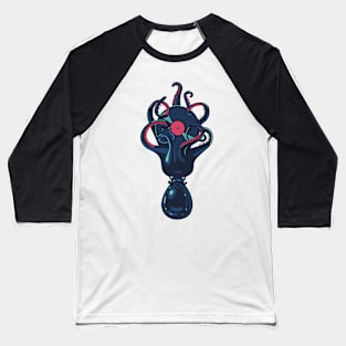 Octopus with a vinyl record Baseball T-Shirt